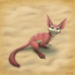  2021 absurd_res ambiguous_gender ark_survival_evolved big_ears cheek_tuft digital_media_(artwork) dipodid facial_tuft feral fur hi_res inner_ear_fluff jerboa mammal rodent sera_(vm94) solo speedpaint tuft video_games vm94 