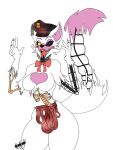  anthro bone breasts broken clothing curvy_figure female female/female five_nights_at_freddy&#039;s five_nights_at_freddy&#039;s_2 gore guts hat headgear headwear hi_res looking_at_viewer mangle_(fnaf) organs photolol.03 scottgames solo tongue tongue_out video_games voluptuous 