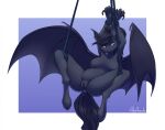  aikaanarchy anthro bat_pony big_breasts breasts buttplug equid female genitals heterochromia looking_at_viewer mammal my_little_pony nude plug_(sex_toy) pussy sex_toy simple_background slightly_chubby solo spread_wings suspension unguligrade_anthro wings 