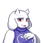  animated female humanoid low_res ninebuttom solo toriel undertale undertale_(series) video_games 