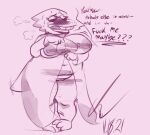  alphys anthro areola belly big_breasts blush bodily_fluids breasts buckteeth clothed clothing coat curvy_figure deep_navel dialogue dripping english_text female front_view genital_fluids genitals hi_res lips lizard looking_away monochrome narrowed_eyes navel nervous nipple_outline nipples non-mammal_breasts non-mammal_nipples open_clothing open_coat open_mouth open_smile open_topwear overweight overweight_anthro overweight_female pigeon_toed profanity pussy pussy_juice pussy_juice_drip reptile scalie signature simple_background smile solo standing stretch_marks stuttering sweat tail_motion tailwag teeth text thick_bottom_lip thick_tail thick_thighs titezi-pyrump-art topwear translucent translucent_clothing undertale undertale_(series) video_games voluptuous wide_hips yelling 