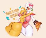 absurd_res anthro avian big_butt bird breasts butt chica_(fnaf) clothing duo female five_nights_at_freddy&#039;s five_nights_at_freddy&#039;s:_security_breach glamrock_chica_(fnaf) hi_res scottgames thong ttothep_arts underwear video_games 