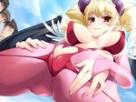  artist_request bb blonde_hair blush breasts cameltoe character_request cleavage cute demon_girl large_breasts red_eyes sexy smile source_request succubus 