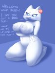  absurd_res anthro areola big_breasts breasts clyde_(discord) discord_(app) female genitals hi_res jwecchi logo pussy solo submissive thick_thighs 