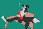  absurd_res animal_genitalia animal_penis anthro balls bench big_balls bodily_fluids border_collie canid canine canine_penis canis collie cum cum_on_chest cum_on_own_chest cum_on_self domestic_dog ferty genital_fluids genitals hand_on_own_penis herding_dog hi_res knot looking_pleasured male mammal masturbation nude on_bench orgasm pastoral_dog paws penis sheepdog simple_background sitting solo tail_motion tailwag tongue tongue_out 