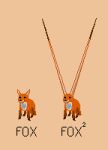  ambiguous_gender canid canine duo ears_up feral fox fur loose_noose mammal orange_body orange_fur white_body white_fur 