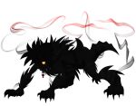 angry anthro attack attack_pose black_body black_fur claws collar deishun effects evil_look eye_scar facial_scar fan_character fur heartless kingdom_hearts kingdom_hearts_3 male monster scar smoke solo spiked_collar spikes square_enix tail yellow_eyes zarjhan_mary