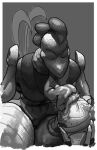  2021 adventures_of_sonic_the_hedgehog android badnik beak bedroom_eyes bodily_fluids clothed clothing conadolpomp digital_drawing_(artwork) digital_media_(artwork) dominant dominant_male dramatic_lighting drooling duo eyebrows eyes_closed forced grey_background greyscale high_contrast holding_head larger_male long_tongue looking_at_another machine male male/male monochrome monotone_background narrowed_eyes robot saliva saliva_on_tongue scratch_(adventures_of_sonic_the_hedgehog) seductive sega shaded shirt simple_background sitting size_difference small_waist smaller_male sonic_the_hedgehog_(series) submissive submissive_male t-shirt thick-thighs tongue tongue_in_mouth tonguing topwear unknown_character unknown_species wide_hips 