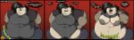 2023 4_fingers absurd_res anthro belly belly_expansion belly_overhang big_belly big_breasts black_hair bottomwear breasts canid canine cheek_tuft cleavage clothed clothing clothing_lift comic denim denim_bottomwear denim_clothing digital_media_(artwork) english_text expansion facial_tuft female fingers fox fully_clothed fur fur_tuft gameplay_mechanics genitals hair hi_res huge_breasts huge_thighs hyper hyper_belly jeans mammal meter morbidly_obese morbidly_obese_anthro morbidly_obese_female multiple_images navel nipples nude obese obese_anthro obese_female onomatopoeia overweight overweight_anthro overweight_female pants profanity progress_bar rumbling_stomach shirt simple_background slorsh sound_effects speech_bubble struggling_to_lift teeth text theawesomefoxguy theawesomefoxguy_(character) thick_thighs tomboy topwear tuft url weight_gain wide_belly wide_hips