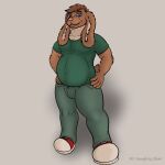 big_ears clothing hi_res lagomorph leporid male mammal naughty_ram rabbit slightly_chubby solo thick_thighs