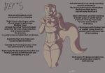  absurd_res ambiguous_gender anthro clothing curvy_figure english_text gloves handwear harness hi_res how-to leash leash_pull legwear line_art lutrine mammal mustelid mustlelid pose possumgod shading solo stockings text wren_the_otter_(possumgod) 