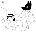 2024 4_fingers amneris angry animal_head anthro anubian_jackal areola arm_support arms_bent bent_arm bent_over biceps big_areola big_breasts big_ears big_eyes big_muscles biped black_and_white breast_squish breasts butt canid canine canis claws clothing curved_eyebrows dark_hair dark_head digital_drawing_(artwork) digital_media_(artwork) disney domestic_cat duo egyptian_headdress empty_eyes erection eyebrows eyelashes felid feline felis female female_on_humanoid finger_claws fingers fist for_a_head genitals glans hair hand_on_another&#039;s_butt hand_on_butt hand_on_hip hand_on_own_hip headgear headwear high-angle_view hot_dogging humanoid humanoid_genitalia humanoid_hands humanoid_on_anthro humanoid_penis imminent_sex inner_ear_fluff interspecies jackal leaning_on_elbow looking_at_another looking_at_partner looking_back looking_back_at_another looking_back_at_partner male male/female male_on_anthro mammal markings monochrome mostly_nude mostly_nude_anthro mostly_nude_female mouth_closed mouthless muscular muscular_humanoid muscular_male navel pecs penis prick_ears sex short_hair signature snout squish standing tail tuft whisker_markings zokva