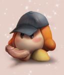 2019 balls blush clothing colored digital_media_(artwork) digital_painting_(artwork) erection genitals glans hat hat_only headgear headgear_only headwear headwear_only hi_res kirby_(series) male mostly_nude nintendo penis shaded simple_eyes soft_shading solo suckaplantdick waddle_dee waddling_head