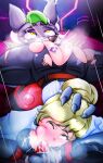  69_position ahegao animal_genitalia animal_penis anthro ball_fondling balls big_breasts blonde_hair blush bodily_fluids bra breasts canid canine canine_penis canis clothing cornelly cum cum_in_mouth cum_inside cunnilingus duo eye_roll fellatio female female_penetrated five_nights_at_freddy&#039;s five_nights_at_freddy&#039;s:_security_breach fondling genital_fluids genitals green_eyes green_hair gynomorph gynomorph/female gynomorph_penetrating gynomorph_penetrating_female hair hand_on_head hi_res human intersex intersex/female intersex_penetrating intersex_penetrating_female kiss_mark knotting lipstick looking_pleasured machine makeup mammal one_eye_closed oral oral_knotting penetration penile penis purple_lipstick robot roxanne_wolf_(fnaf) scottgames sex standing standing_69 standing_sex torn_clothing underwear vaginal vanessa_(fnaf) video_games wolf yellow_eyes 