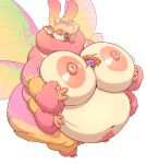 absurd_res anthro areola arm_tuft arthropod belly between_breasts big_areola big_belly big_breasts blue_eyeshadow breasts butterfly deer digital_media_(artwork) ear_piercing eyeshadow female fur hair head_between_breasts hi_res huge_belly huge_breasts huge_thighs hybrid industrial_piercing insect insect_wings kalnareff kalnareff_(character) larger_anthro larger_female lepidopteran lepidopteran_wings makeup male mammal multi_arm multi_limb navel nipple_piercing nipples obese obese_anthro obese_female orange_body orange_fur orange_hair overweight overweight_anthro overweight_female piercing pink_areola pink_body pink_fur pressing_breasts_together scalie size_difference smaller_anthro smaller_male smile thick_calves thick_thighs tuft wings wrist_tuft