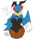 2023 alternate_costume anthro arthropod artist_name big_breasts big_eyes biped black_bow_tie black_clothing black_leotard black_text blue_body blue_breasts bow_(feature) bow_tie breasts brown_clothing brown_legwear brown_stockings bunny_costume cleavage cleavage_overflow clothed clothed_anthro clothed_female clothing compound_eyes costume digital_drawing_(artwork) digital_media_(artwork) english_text fake_ears fake_rabbit_ears female freckled_breasts freckles front_view hi_res image_comics insect invincible_(comics) invincible_(tv_series) legs_together legwear leotard light_body lips lipstick looking_at_viewer makeup monotone_body mouth_closed neck_ring no_irises playboy playboy_bunny portrait pose pupils red_eyes red_lipstick simple_background solo standing stockings text thick_lips thick_thighs thraxan three-quarter_portrait unusual_pupils white_background wide_hips yoshua_russo