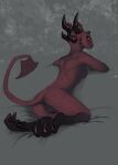 anthro anus breasts butt claws d&#039;sslani demon female flamespitter genitals glancing_back hi_res hindpaw horn hybrid imp inviting inviting_to_sex looking_at_viewer looking_back nude nude_anthro nude_female pathfinder paws pussy raised_tail rear_view red_eyes solo succubus tail