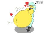 absurd_res animatronic anthro belly belly_fur big_belly bon_(twf) bovid breasts caprine dialogue duo featureless_breasts female female_pred fur happy hare heart_symbol hi_res lagomorph leporid machine male male/female male_prey mammal mandro22 navel navel_outline onomatopoeia rabbit robot romantic romantic_couple rumbling_stomach safe_vore satisfied satisfied_look sha_(twf) sheep sound_effects text the_walten_files thought_bubble vore wool_(fur)