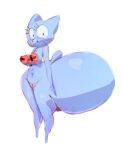 2024 anthro areola big_breasts big_butt black_eyes black_nose blue_body blue_breasts blue_butt blue_tail blush body_blush breasts bubble_butt butt cartoon_network cel_shading colored colored_sketch digital_media_(artwork) domestic_cat eyelashes felid feline felis female front_view hand_on_butt hand_on_own_butt huge_butt hyper hyper_butt looking_at_viewer low_res mammal mishkanavtor navel nicole_watterson nipple_tape nude pasties pink_areola pussy_blush shaded simple_background sketch solo tail tape the_amazing_world_of_gumball white_background