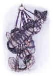  anthro arms_tied barefoot bdsm biped bondage bound erection feet felid frogtied fur genitals hands_behind_back hi_res legs_tied male mammal nude pantherine penis purple_rope restraints rope rope_bondage rope_harness snow_leopard spots spotted_body spotted_fur submissive submissive_anthro submissive_male suspension suspension_bondage troglitnsfw 
