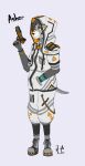  2022 anthro bottomwear bracelet clothing colored digital_drawing_(artwork) digital_media_(artwork) flat_colors footwear hand_in_pocket hi_res hood jacket jewelry justablank male pants pockets science_fiction shoes signature solo topwear 