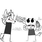 ambiguous/ambiguous ambiguous_gender anthro canid canine dark_humor drugs duo hi_res hybrid mammal maned_wolf meme molestation saffronstuffie shitpost silly tail tail_mouth unusual_anatomy unusual_tail