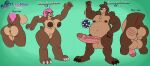  2024 3_toes 5_fingers absurd_res anthro anthro_on_anthro anus areola arm_tattoo backsack balls bear belly beth_rockbuster big_areola big_balls big_belly big_breasts big_butt big_penis black_nose blu3danny body_hair breasts brown_areola brown_bear brown_body brown_fur brown_nipples bruno_byrnes butt butt_scar claws duo ear_piercing ear_ring erection fangs fate-x-change feet female finger_claws fingers flail fur genitals grin grizzly_bear hair hairy_balls hi_res hindpaw huge_balls huge_breasts huge_butt huge_penis humanoid_hands intraspecies larger_male looking_at_another&#039;s_penis looking_at_genitalia looking_at_penis male male/female mammal melee_weapon model_sheet musclegut muscular muscular_anthro muscular_arms muscular_female muscular_male navel navel_piercing nipples nude nude_anthro nude_female paws penis perineum piercing pink_hair plantigrade pubes pussy ring_piercing scar size_difference smaller_female smile standing surprise tattoo teeth thick_thighs toe_claws toes tongue ursine weapon 