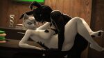  2024 3d_(artwork) absurd_res ambiguous_penetration andra_(domibun) anthro anthro_on_anthro anthro_penetrated anthro_penetrating anthro_penetrating_anthro big_breasts black_body black_eyes black_fur black_hair black_nipples blue_eyes breasts canid canine chest_tattoo cigarette desk digital_media_(artwork) domibun dominic_(domibun) duo female female_penetrated fox fur furniture hair hi_res inside lagomorph leporid looking_at_viewer male male/female male_penetrating male_penetrating_female mammal mature_anthro mature_female nipples nude_anthro nude_female nude_male penetration platform_missionary_position rabbit sex smoking smoking_cigarette source_filmmaker_(artwork) table tattoo thick_thighs warfare_machine white_body white_fur white_hair 