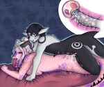 absurd_res anthro bed bodily_fluids breasts cetacean cum cum_in_pussy cum_inside darkpainters dolphin duo female femboy furniture genital_fluids hi_res kiss_mark lipstick lying makeup male male/female mammal marine nezaleth oceanic_dolphin on_bed on_front orca penetration reptile scales scalie tongue tongue_out toothed_whale vaginal vaginal_penetration veltide xray_view 