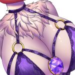  absol anthro aphrodite_the_absol big_breasts breasts bust_portrait chest_tuft clothing fluffy fur generation_3_pokemon jewelry lingerie nintendo pokemon pokemon_(species) portrait tuft 