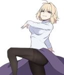  arcueid_brunestud blonde_hair breasts clothes_lift legwear_under_shorts medium_breasts medium_hair melty_blood melty_blood:_type_lumina muhleak neco-arc pantyhose red_eyes shorts side_slit skirt skirt_lift smirk thick_thighs thighs tsukihime tsukihime_(remake) turtleneck type-moon vampire white_background wind wind_lift 