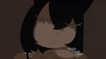  2024 2d_animation 87sukiyaki animal_humanoid animated dated female grey_background humanoid low_res multi_eye simple_background smile solo 