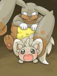  anal anal_penetration blush brown_body brown_fur diggersby duo elonga feral feral_on_feral feral_penetrated feral_penetrating feral_penetrating_feral from_behind_position fur generation_5_pokemon generation_6_pokemon grey_body grey_fur hi_res male male/male male_feral male_penetrated male_penetrating male_penetrating_male minccino nintendo penetration pinned pokemon pokemon_(species) sex size_difference 