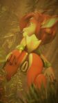  2020 3d_(artwork) activision anthro anus big_breasts big_butt breasts brown_body brown_fur brown_hair butt cervid curvy_figure detailed_background digital_media_(artwork) elora faun_(spyro) female fingers fur genitals green_eyes hair hand_on_butt hi_res leaf_clothing mammal multicolored_body multicolored_fur outside pussy rear_view short_hair short_tail smile solo source_filmmaker spyro_the_dragon tan_body tan_fur teeth thick_thighs two_tone_body two_tone_fur veryfluffy video_games voluptuous wide_hips 