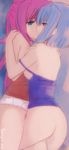  ass bare_shoulders bottomless breasts chouun colored_pubic_hair couple frottage highres kiss koihime_musou medium_breasts multiple_girls no_panties panties pubic_hair pussy_juice ryuubi saliva shin_koihime_musou sideboob strap_slip toweringman underwear yuri 