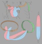  accessory anthro belt bulge clothed clothing design_sheet furgonomics jewelry male navel oboroge_chan ring sketch skimpy solo tail_accessory tail_jewelry tail_ring 