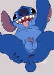  alien anthro anus balls belly blue_body blue_fur butt disney experiment_(lilo_and_stitch) flaccid fur genitals hi_res lilo_and_stitch male nipples penis presenting presenting_anus selfie sharp_teeth slightly_chubby solo spread_butt spread_legs spreading stitch_(lilo_and_stitch) tbid teeth tongue 