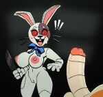  ! 4_fingers anthro areola balls big_breasts big_penis bodily_fluids bow_tie breasts buckteeth duo erection female fingers five_nights_at_freddy&#039;s five_nights_at_freddy&#039;s:_security_breach genitals glamrock_freddy_(fnaf) holding_knife holding_object holding_weapon huge_penis knife komdog lagomorph leporid looking_at_genitalia looking_at_penis male mammal navel nipples nude open_mouth penis pink_nipples pussy rabbit red_sclera scottgames stitch_(sewing) sweat teeth ursid vanny_(fnaf) video_games weapon whiskers white_body 