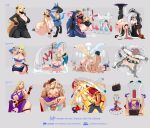 absurd_res acrylictoon anthro balls big_breasts bonne_jenet breasts butt cleavage clothed clothing cogita_(pokemon) cynthia_(pokemon) diantha_(pokemon) eyes_popping_out fairy_tail female female_penetrated garchomp generation_4_pokemon genitals group hi_res huge_breasts human king_of_fighters lucario lucy_heartfilia male male/female male_penetrating male_penetrating_female mammal nintendo nipples pain penetration penis pokemon pokemon_(species) pokemon_champion ryona sex toony trio