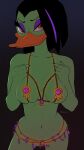  anatid anseriform anthro avian bird breasts duck female hi_res hoisxi jewelry magica_de_spell solo 