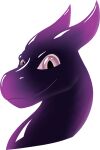  acrasia dinkieshyarts dragon female feral goo_creature goo_dragon grey_eyes hi_res horn purple_body solo 