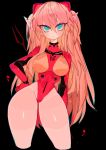  1girl ass bare_legs blue_eyes bodysuit breasts brown_hair hair_between_eyes highres interface_headset long_hair looking_at_viewer medium_breasts neon_genesis_evangelion orange_hair pilot_suit plugsuit red_bodysuit simple_background solo souryuu_asuka_langley standing usa37107692 