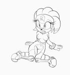  anthro breasts clothing echidna embarrassed exposed_breasts female fours_(artist) genitals hi_res lying mammal monotreme pussy sega shade_the_echidna solo sonic_chronicles:_the_dark_brotherhood sonic_the_hedgehog_(series) torn_clothing 