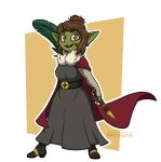  astralynx big_ears clothed clothing dnd5e dungeons_and_dragons goblin green_body green_skin hasbro hi_res humanoid magic_user wizards_of_the_coast yellow_eyes 