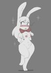  alice_(alice_in_wonderland) alice_in_wonderland anonymous_artist anthro blush bow_tie female genitals human_to_anthro humanoid lagomorph leporid mammal nipples nude pussy rabbit small_tail solo sparkles species_transformation transformation transformation_sequence whiskers 