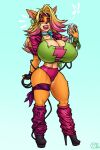  absurd_res activision anthro bandicoot big_breasts breasts cleavage clothed clothing crash_bandicoot_(series) female hi_res high_heels huge_breasts looking_at_viewer mammal marsupial raiouart solo tawna_bandicoot thick_thighs video_games wide_hips 