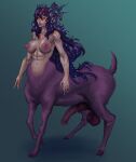  absurd_res animal_genitalia animal_penis areola balls big_penis breasts cervid cervid_taur equine_penis erection genitals gynomorph hi_res intersex mammal mammal_taur nipples penis solo taur zyldark 