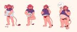  absurd_res anthro felid hi_res lion magic male mammal obese obese_male overweight overweight_male pantherine rion_(rionmaro) rionmaro solo weight_gain 