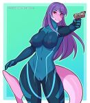  anthro bodysuit camel_toe cetacean clothing delphinoid female gun handgun kitsunewaffles-chan mammal marine nipples pistol ranged_weapon samantha_stathis science_fiction skinsuit solo tight_clothing toothed_whale translucent weapon 