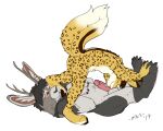 2017 69_position alpha_channel anthro_to_feral bodily_fluids deer dripping erection feet felid feline feral_transformation foot_fetish foot_focus foot_play genital_fluids genitals hi_res hypnosis lagomorph leporid licking mammal mid_transformation mind_control oral paws penile penis penis_lick precum precum_drip ra&#039;deer ra&#039;deer_(razim) rabbit sex steviemaxwell swirling_eyes tongue transformation